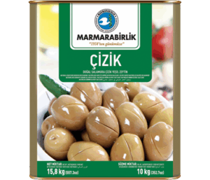 260 - 290 YEŞİL ZEYTİN ÇİZİK 10 KG TENKE