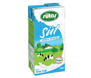 SÜTAŞ  YARIM  YAĞLI SÜT 1 LT