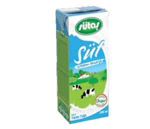 SÜTAŞ  YARIM  YAĞLI SÜT 200 ML